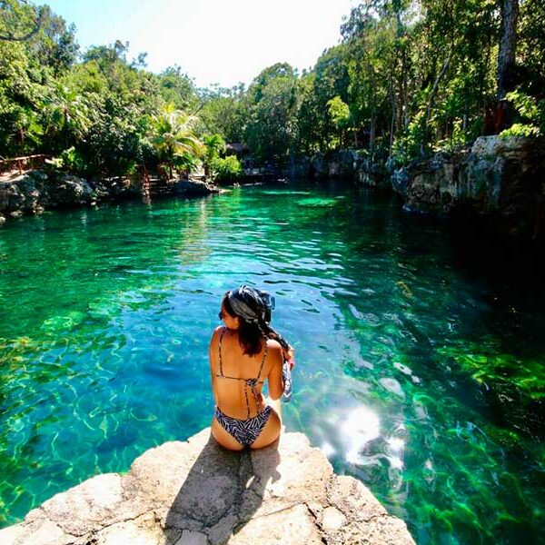 Cenote Azul and Cenote Cristalino Tour SunhorizonDMC
